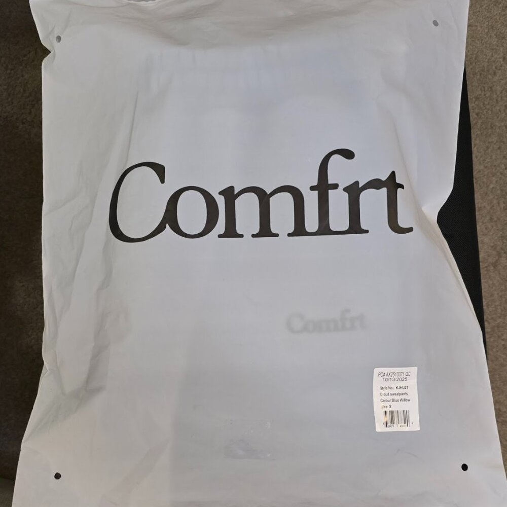 Comfrt Cloud Sweatpants in Blue Willow Oversized Unisex Size Small NWT - Picture 12 of 13